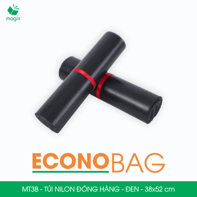 MT3 - 38x52 cm - Túi nilon TIẾT KIỆM gói hàng - 300 túi niêm phong đóng hàng