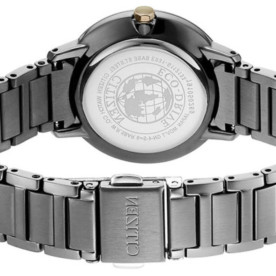 Đồng Hồ Nữ Citizen Dây Thép Không Gỉ EM0528-82H - Mặt Xám (Sapphire)