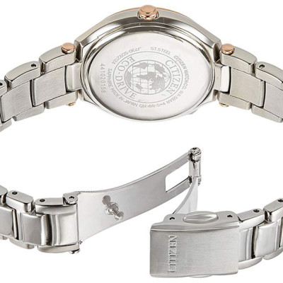 Đồng Hồ Nữ Citizen Dây Thép Không Gỉ FE2047-51W - Mặt Nâu (Sapphire)