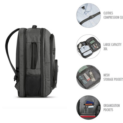 Balo du lịch SOLO GRAND TRAVEL TSA - Balo đựng Laptop 17.6 inch - Thương hiệu Mỹ - Bảo hành 5 năm