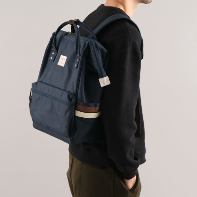 Balo ANELLO 2 sọc cỡ vừa AU-B3052