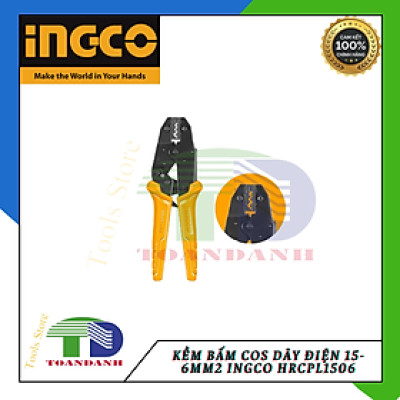 Kềm bấm cos dây  điện 15-6mm2 ingco HRCPL1506