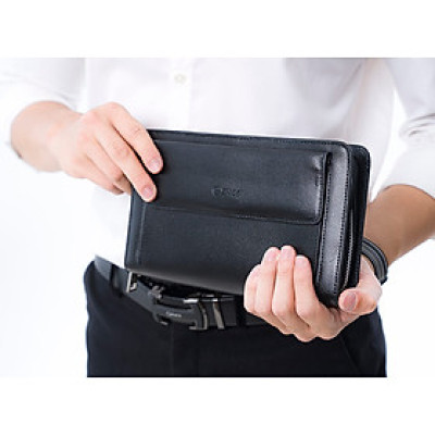 Ví Cầm Tay Nam Da Bò Nappa HT14