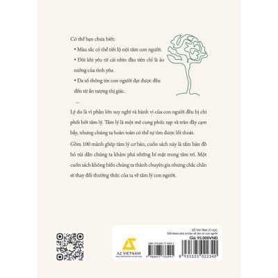 Sách - Sổ Tay Tâm Lý Học - 100 Khám Phá Cơ Bản Về Tâm Trí Con Người - AZ Việt Nam