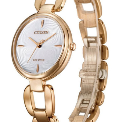 Đồng Hồ Nữ Citizen Dây Thép Không Gỉ EM0423-81A - Mặt Trắng (Sapphire)