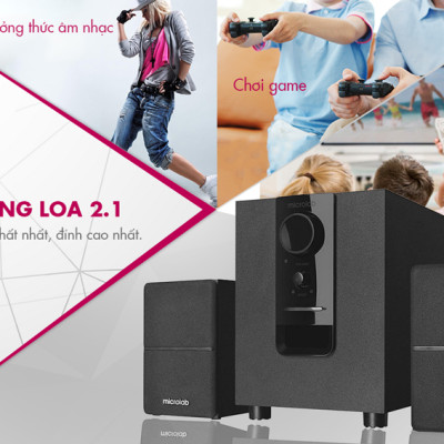 Loa Vi Tính Bluetooth Microlab M-106BT 2.1 (10W) - Hàng Chính Hãng