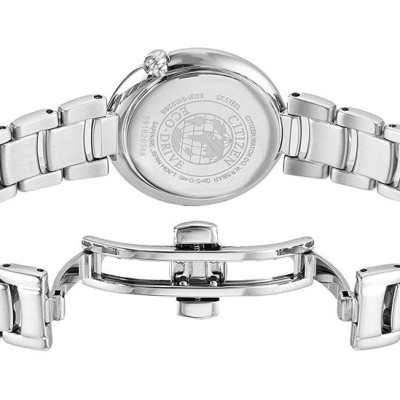 Đồng Hồ Nữ Citizen Dây Thép Không Gỉ EM0331-52E - Mặt Đen (Sapphire)