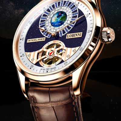 Đồng hồ nam chính hãng Lobinni No.16038-3