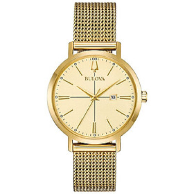 Đồng Hồ Nữ Bulova Dây Thép Không Gỉ 97M115 - Mặt Vàng