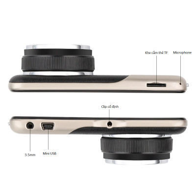 Camera Hành Trình Xe Ô Tô WDR X600 FULL HD 1080P - Hàng Nhập Khẩu