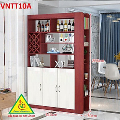 TỦ KỆ TRANG TRÍ KIÊM VÁCH NGĂN VNTT10A - Nội thất lắp ráp Viendong Adv
