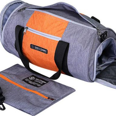 Túi đeo Gym bag small Grey/Orange