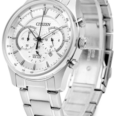 Đồng Hồ Nam Citizen Dây Thép Không Gỉ AN8190-51A - Mặt Trắng