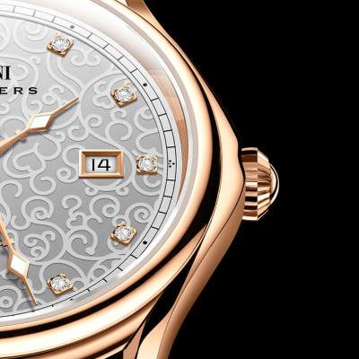 Đồng hồ nam chính hãng LOBINNI L1889-1 Kính sapphire,chống xước,Chống nước,BH 24 tháng,Máy cơ (Automatic) ,dây da xịn