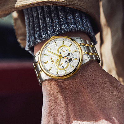 Đồng Hồ Nam I&W Carnival 627G Chính Hãng Full Box Chống Nước Kính Chống Xước Dây Thép Cao Cấp BH 60T (Máy Cơ Tự Động)