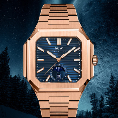 Đồng Hồ Nam I&W Carnival 55876G1Chính Hãng Full Box Chống Nước Kính Chống Xước Dây Thép 316L BH 60T