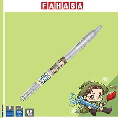 Bút Gel 0.5 mm - Nhân Vật Akooland Tahi - Thiên Long - GEL-074/AK - Mực Đen