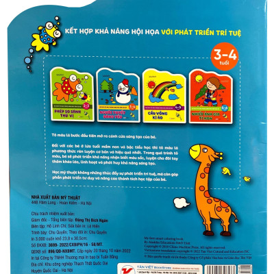 Người Tuyết Đáng Yêu - Bộ Sách Tô Màu Thông Minh Đầu Tiên Của Bé 3- 4 Tuổi