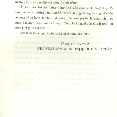 Hiểu Và Quản Lý Tổ Chức Công