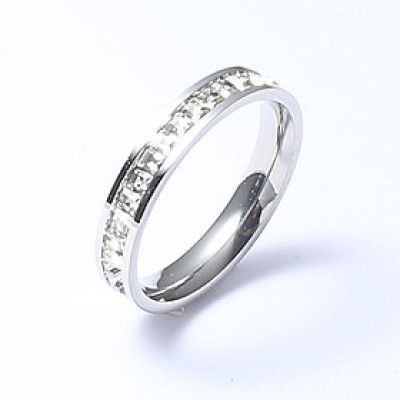 Nhẫn Titan PT Jewelry & Accessories N21 Women Nữ không đen không gỉ - Cao Su chiếc trang sứ