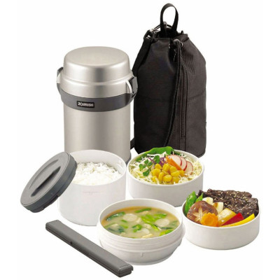 Hộp cơm giữ nhiệt 4 ngăn Zojirushi SL-JAF14-SA - 1.27L