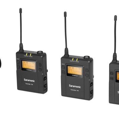 Bộ Micro Thu Âm Không Dây Saramonic UWMIC9 KIT2 - Quay Phim / Livestream / Vlog - Hàng Chính Hãng 