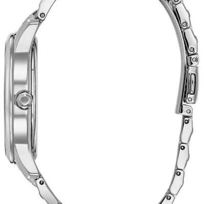 Đồng Hồ Nữ Citizen Đính Đá Swarovski Dây Thép Không Gỉ FE6100-59A - Mặt Trắng