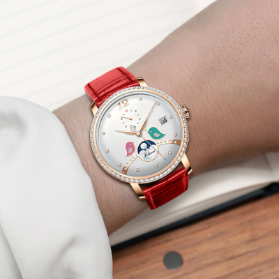 Đồng Hồ Nữ LOBINNI No.2065-4 Chính Hãng Fullbox BH 24T Chịu Nước 50m Kính Chống Xước Dây Thép Không Gỉ 316L (Máy Cơ Tự Động)