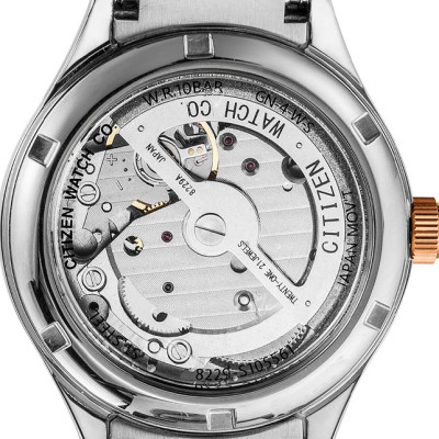 Đồng Hồ Nữ Citizen Đính Đá Swarovski Dây Thép Không Gỉ PC1009-51D - Mặt Xà Cừ (Sapphire)