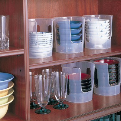 Khay cất bát đĩa gọn gàng Sanada φ14.9cm bằng nhựa cao cấp - Made in Japan