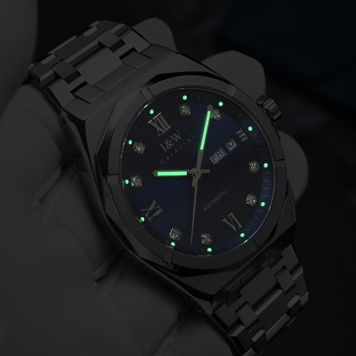 Đồng Hồ Nam I&W Carnival 751G1 Chính Hãng Full Box Chống Nước Kính Chống Xước Dây Thép Cao Cấp BH 60T (Máy Cơ Tự Động)