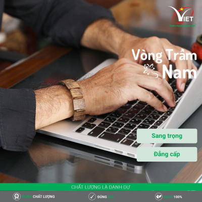 Vòng Tay Trầm Hương Nam - Trầm Chìm Thiên Nhiên - Cá Tính Mạnh Mẽ