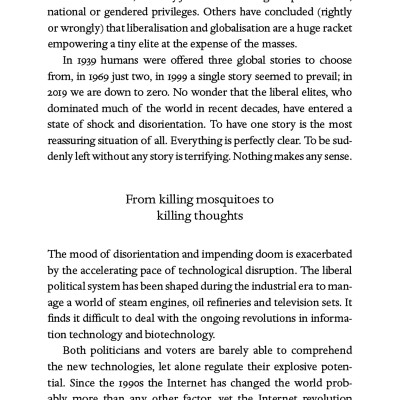 21 Lessons For The 21st Century