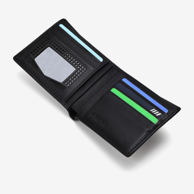 Ví nam Đông Hải da bò cao cấp thiết kế dạng gập nhỏ gọn - KT06