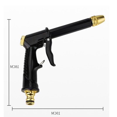 Bộ dây và vòi xịt rửa xe tưới cây tăng áp thông minh 810-2621 (dây xanh dẹt-cút nối đen)