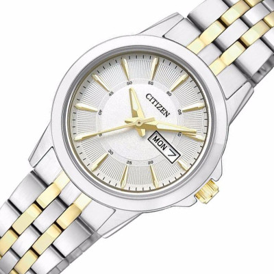 Đồng Hồ Nữ Citizen Dây Thép Không Gỉ EQ0608-55A - Mặt Trắng