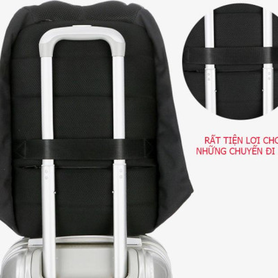 Ba lô thông minh đa năng chống trộm cao cấp nam sạc USB tiện dụng chứa máy tính 14 đến 17 inh