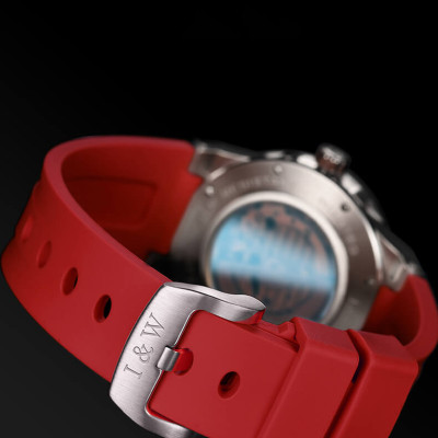 Đồng hồ nam chính hãng IW CARNIVAL IW619G-1 Kính sapphire ,chống xước,Chống nước 50m,Bảo hành 24 tháng,Máy cơ (Automatic),Dây cao su cao cấp,thiết kế lộ cơ thể thao