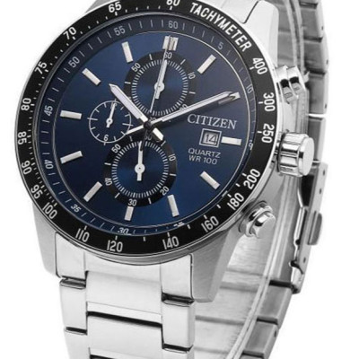 Đồng Hồ Nam Citizen Dây Thép Không Gỉ AN3600-59L - Mặt Xanh