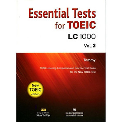 Sách - Essential Test For TOEIC LC 1000 Vol 2 (Kèm CD) - Nhân Trí Việt
