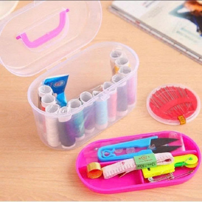 Hộp Kim Chỉ May Vá Đa Năng 2 Tầng – Đầy Đủ Dụng Cụ, Tiện Lợi Cho Gia Đình