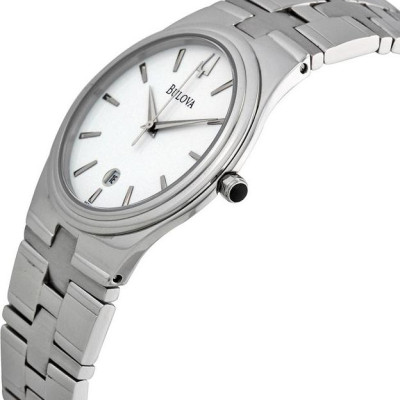 Đồng Hồ Nam Bulova Dây Thép Không Gỉ 96B106 - Mặt Trắng