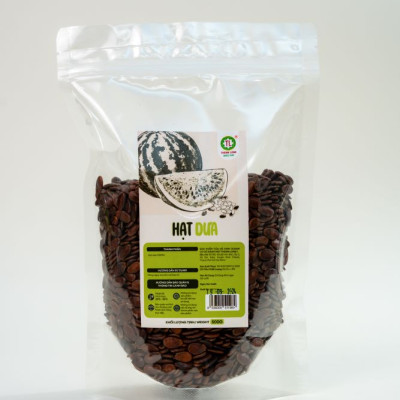 HẠT DƯA RANG KHÔNG MÀU THÀNH LONG 500G - VIỆT NAM