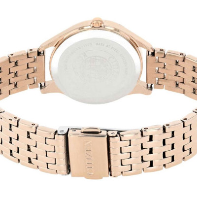 Đồng Hồ Nữ Citizen Dây Thép Không Gỉ EW2533-89X - Mặt Vàng Hồng
