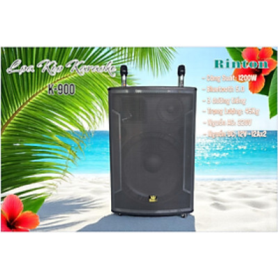 Loa Kéo Karaoke Rinton K-900 công suất 1200W (hàng chính hãng)