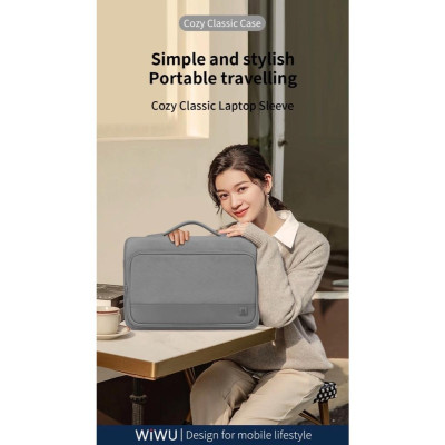 Túi đựng máy tính xách tay chống nước Wi WU Cozy Classic - Hàng chính hãng