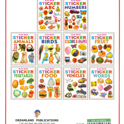 Play With Sticker - Food (Chơi Cùng Hình Dán - Thức Ăn)