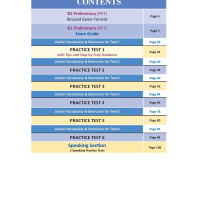 B1 Preliminary 1 with 6 Complete Practice Tests - New Format 2020