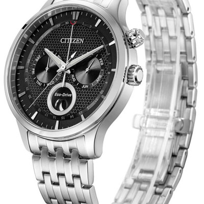 Đồng Hồ Nam Citizen Dây Thép Không Gỉ AP1050-56E - Mặt Đen (Sapphire)