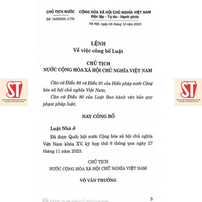 Sách - Luật Nhà Ở - NXB Chính Trị Quốc Gia